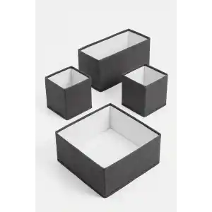 Orret Home 4’lü Katlanabilir Çekmece Düzenleyici Organizer Seti, Çekmece İçi Çamaşır Organizer Kutuları, İç Çamaşırı Çorap Sütyen Düzenleyici