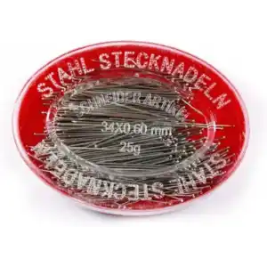 Sermet Süs dünyası Toplu Iğne 25 Gr. 34 No. Alman Malı Çelik - Ince Uçlu