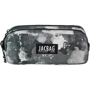 JACBAG DUAL POUCH-İKİ BÖLMELİ KALEMKUTU (Gri Bulut)