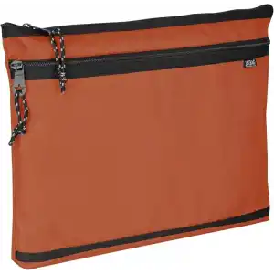 JACBAG Dual Zip Folder -İki Bölmeli Dosya Çanta A4 (Kiremit)