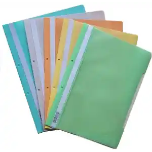 Pastel Renk Telli Dosya 5 Renk 10 Adet