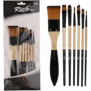Rich Karışık Fırça Seti 7li, Sanat ve El Sanatları için