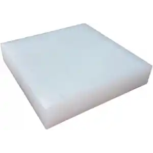 Kesim Takozu Pres Takozu 2x10x10 Beyaz 1 Adet Deri El Aleti, Deri zımbalama matı, kauçuk tahta, sessiz kauçuk altlık
