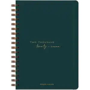 Matt Notebook 2027 Yılı Günlük Spiralli Ajanda 16x24 cm - 12 Aylık Two Thousand Twenty Seven