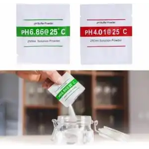 UNİCHROME 250 Ml Ph Tampon Çözelti Tozu Ph Test Ölçüm Cihazı Tedbir Kalibrasyon 4.01 6.86
