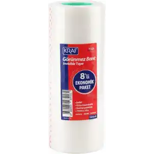 KRAF GÖRÜNMEZ BANT 19MMX33M 8 Lİ 1933-8