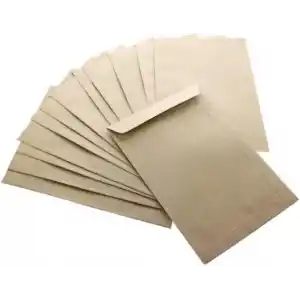 ASiL Silikonlu Kraf Torba Zarf, 17x25 cm, 90 gr, 100 Adet