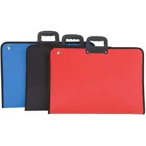 Abka Fermuarlı Resim-Proje Çantası 37X54 Cm Kırmızı Proart 3.01.26.007