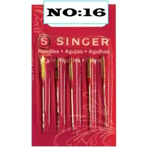 SİNGER Sınger 16 Numara Dikiş Makinası Iğnesi (penye,jarse), 999999999998018