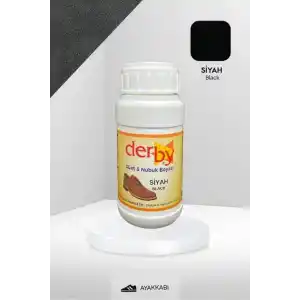 Derby Siyah Süet Ve Nubuk Deri Boyası 250 Ml Süet Nubuk Ayakkabı Boyası