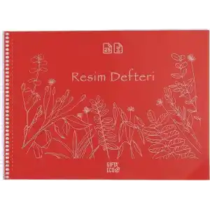 Gıpta 185578 Resim Defteri 25X35 Eko Spiralli 25 Yaprak 4956, Asorti
