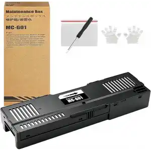 Canon MC-G01 MC G01 Bakım Kutusu Tankı için MC-G01 Bakım Kartuşu değiştirme, Canon MAXIFY GX6010 GX7010 GX6020 GX7020 GX6030 GX7030 GX6040 GX7040 GX6050 GX7050 GX6060 için çalışır (1 Paket)