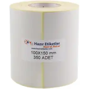 Kargo Etiketi Eko Termal Rulo Etiket 100mm X 150mm 350 Adet Direk Termal Transfer Etiketi