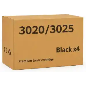 Xerox 106R02773 Uyumlu 4lü Laser Muadil Toner Phaser 3020 ve WorkCentre 3025 Yazıcılar için 1.5K Sayfa Kapasiteli