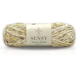 Premium Softee Raffia Yumuşak Çok Renkli Rafya Kağıt Ebruli El Örgü İpi Hobi İp (Gün Batımı)