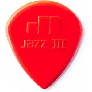 Jim Dunlop Jazz III Nylon Red Pena