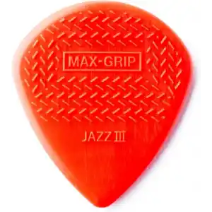 Jim Dunlop Max-Grip Jazz III Nylon Red Pena