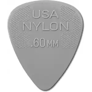 Jim Dunlop Nylon Standard Light Gray Pena (0.60mm)