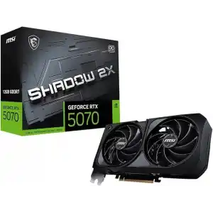 MSI VGA GeForce RTX 5070 12G SHADOW 2X OC RTX5070 12GB GDRR7 192B DX12 PCIE 5.0 X16 (3XDP 1XHDMI)