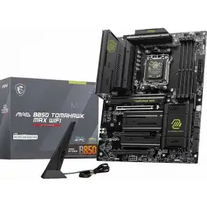 MSI MB MAG B850 TOMAHAWK MAX WIFI AM5 DDR5 8400MHZ(OC) HDMI 4x M.2 USB 10Gbs 5G LAN WI-FI 7 ATX