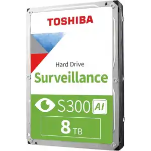 Toshiba MG10 8TB 7/24 Güvenlik ve Gözetim Yapay Zeka Destekli HDD 7200RPM 3.5 8TB S300 AI SATA-3 6GB/s 512MB