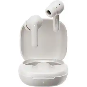 QCY Buds Bluetooth Kulaklık - Şık Tasarım - iPX4-35 Saat Ultra Uzun Pil Ömrü - Düşük Gecikme 0.06s -AI Beyaz