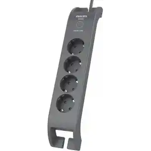 SPN3140A/62 Akım Korumalı Priz 900J 4lü (2m), Gri