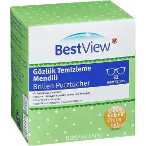 Best View Gözlük Temizleme Mendili 52 adet