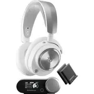 SteelSeries Arctis Nova Pro Wireless P Multi-Platform Gaming Kulaklık, Birinci Sınıf Hi-Fi Ses Sürücüleri, Aktif Gürültü Giderme, Clearcast Gen2 Mikrofon, PC, PS5, PS4, Switch, Mobil, Kablosuz