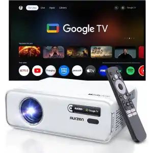 Aurzen Eazze D1G Google TV ve Dolby Audio özellikli projektör – ev sineması