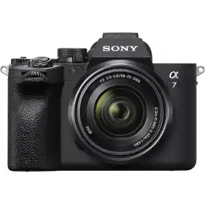 Sony Alpha 7 IV tam format sistem kamerası, 28 – 70 mm objektifli, 33 MP, gerçek zamanlı otomatik odaklama, 10 B/s, 4K 60p video, dokunmatik ekran, fotoğraf ve film için profesyonel özellikler