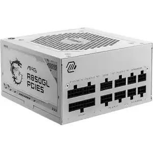 MSI MAG A850GL White 850W 80 Plus Gold 120mm Power Supply