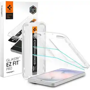 Spigen Galaxy S26 ile Uyumlu Ekran Koruyucu Cam Kolay Kurulum Glas.tR EZ Fit Pro (2 Adet) - AGL11091