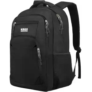 Haegs Laptop Sırt Çantası, Multi Cepli İş Seyahat Çantası, Dizüstü Bilgisayar Sırt Çantası, Suya Dayanıklı, Kolej Bilgisayar Çantası, Kadınlar ve Erkekler İçin Çok Bölmeli Organizer Çanta