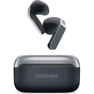 Samsung Galaxy Buds4 Bluetooth Kulaklık, Siyah, Metal Gövde, 1 Yollu Hoparlör, Ultra Net Arama Sesi, Adaptif Gürültü Kontrolü