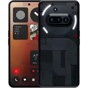 Nothing Phone (3a) 128 GB - 32 MP ön kameralı akıllı telefon, 30 x ultra zoom, 50 W hızlı şarj ve 6,77 inç, 120 Hz AMOLED ekran - siyah