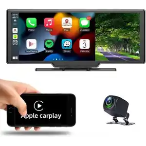 10 Süper HD IPS Dokunmatik Ekran Akıllı Ekran Araba Stereo Ön Kaydedici Dahili 12V-24V Kamyon Van Kablosuz Carplay Android Otomatik Bluetooth 5.0 Handsfree AHD Kamera