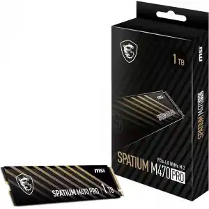 MSI SSD SPATIUM M470 PRO PCIE 4.0 NVME M.2 1TB R:6000 W:4500
