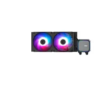 MSI MAG Coreliquid A13 240 - AIO ARGB Sıvı İşlemci Soğutucu - 240mm Radyatör - LGA 1851 Soket Desteği - Çift 120mm ARGB PWM Fan, Siyah