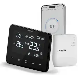 Xenon Smart Akıllı Wi-Fi Termostat Uzaktan Uygulama ile Kontrol Edilebilen Kombi ve Su Sıcaklık Kontrol Modülü X7402