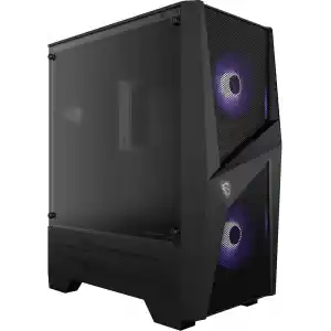 MSI Mag Forge 100M, Temperli Cam, 2X Rgb Fan, 1X 120Mm Fan Atx Gaming Bilgisayar Kasası