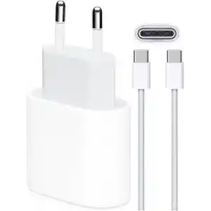 Bydiz Apple iPhone 35W USB-C 15/16/17/18/pro/max/Plus Güç Adaptörü Set GaN Tech Type-C Hızlı Şarj Cihazı Tüm Type-C Cihazlara Uyumlu