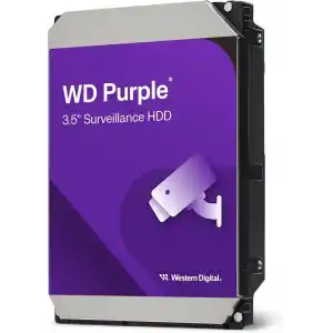 Western Digital 4TB WD Mor Gözetim Dahili Sabit Disk HDD - SATA 6 Gb/s, 128 MB Önbellek, 3,5 - WD44PURZ