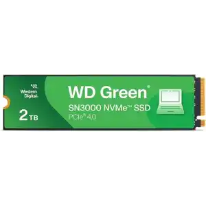 Western Digital Green SN3000 NVMe 2 TB (5.000 MB/snye kadar okuma 4.000 MB/snye kadar yazma) - WDS200T4G0E