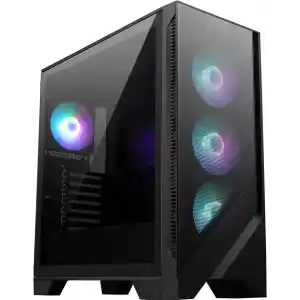 MSI MAG FORGE 320R AIRFLOW Temperli Cam 4x120mm ARGB Fan ATX Gaming Bilgisayar Kasası
