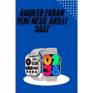 Kol Saat AMOLED Ekran 420 mAh Android iOS Uyumlu (Akıllı Model)