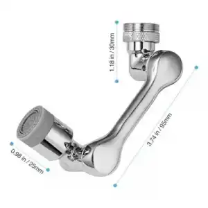 Robotik Kol Tasarımlı Akrobat Musluk Başlığı 1080° Dönüş