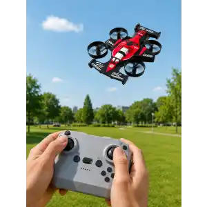 Eğlenceli Uzaktan Kumandalı Drone 4 Pervaneli Uçuş Aracı