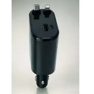 Hızlı Şarj Cihazı 120W Type-C ve Lightning Kabloları ile