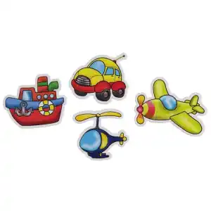 Eğlenceli Baby Puzzle Ulaşım Seti 1 Adet